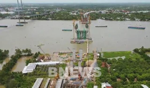 Ban Quản lý dự án Mỹ Thuận đã bàn giao cọc giải phóng mặt bằng cho các địa phương từ 31/12/2021 nhưng đến nay tiến độ giải phóng mặt bằng còn chậm.