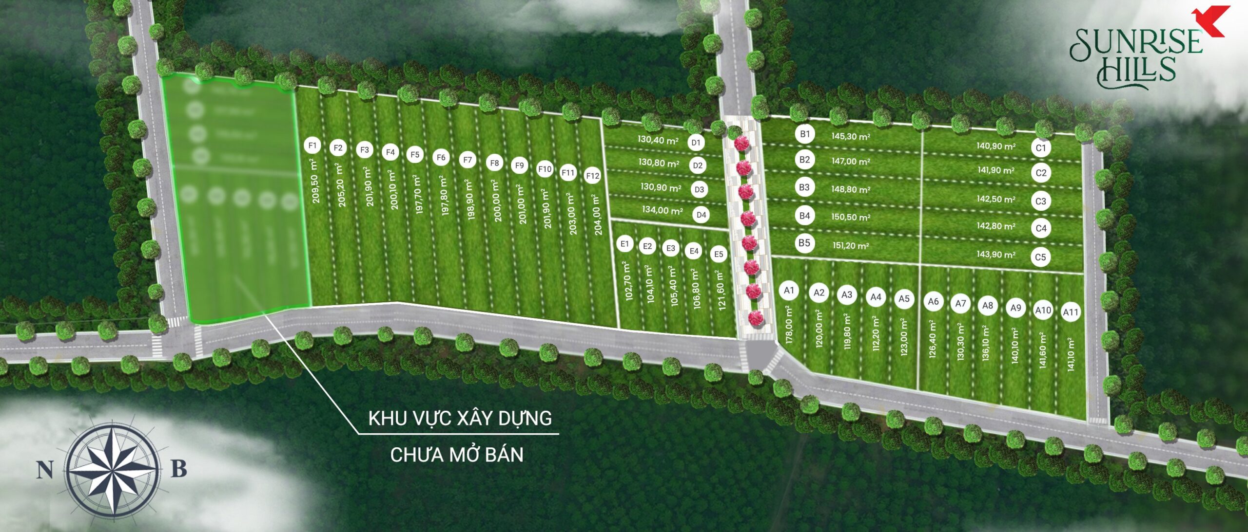 mĂT bANG PHAN KHU SUNRISE HILLS