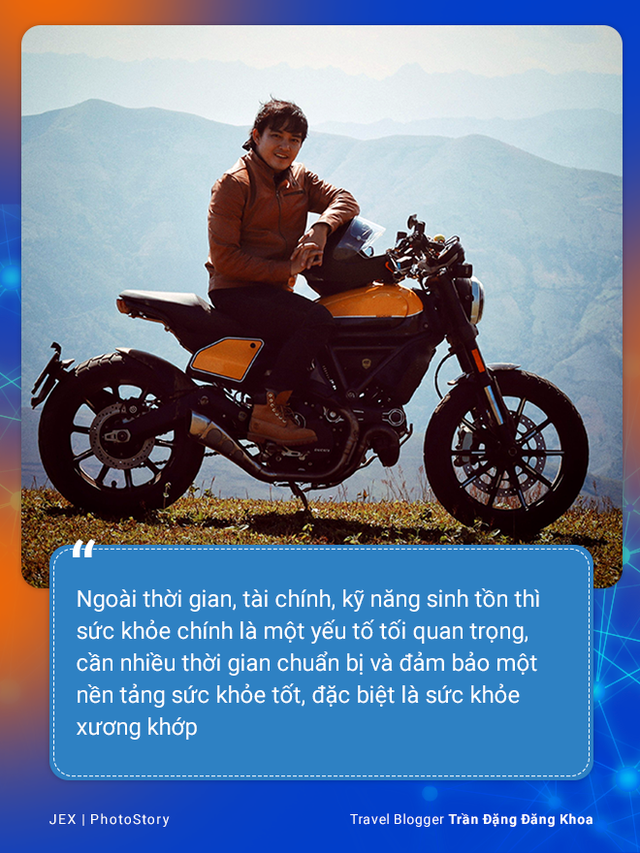 Travel Blogger Trần Đặng Đăng Khoa: Đừng ngồi yên một chỗ vì cuộc sống luôn cần vận động - Ảnh 1.