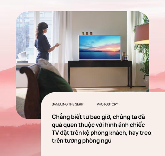 Chiếc TV mở ra cách bài trí nội thất mới cho phong cách tối giản - Ảnh 1.